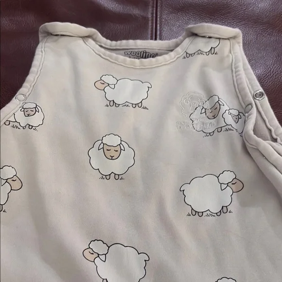 4 Season® Ultimate Baby Sleep Bag, Merino Wool & Organic Cotton, Sheep 2-24mths - Picture 4 of 5